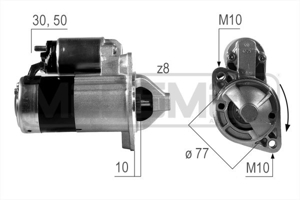 Startmotor 12V