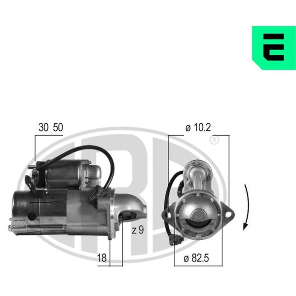 Startmotor 12V Era oem Oem 220506 ERA OEM