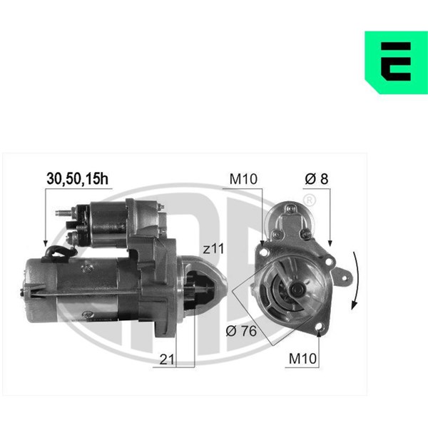 Startmotor 12V Era oem Oem 220508 ERA OEM