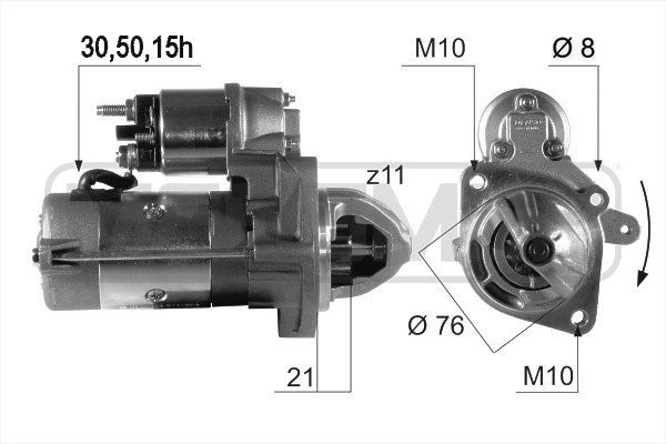 Startmotor 12V