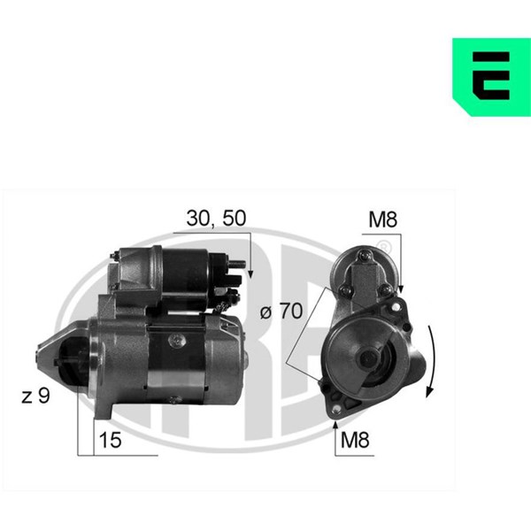 Startmotor 12V Era oem Oem 220517 ERA OEM