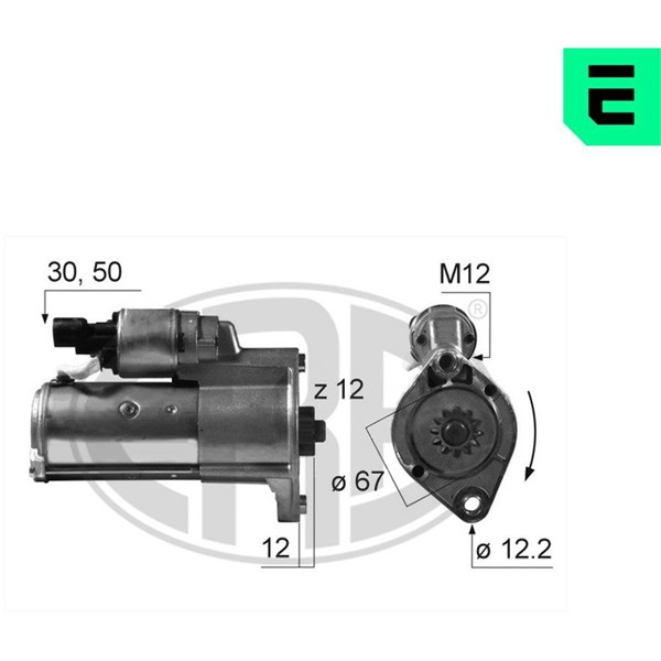 Startmotor 12V Era oem Oem 220521 ERA OEM