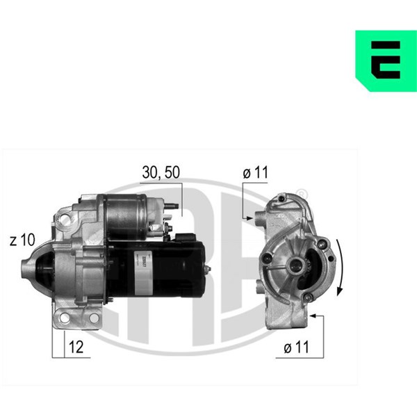 Startmotor 12V Era oem Oem 220527 ERA OEM