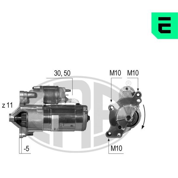 Startmotor 12V Era oem Oem 220533 ERA OEM