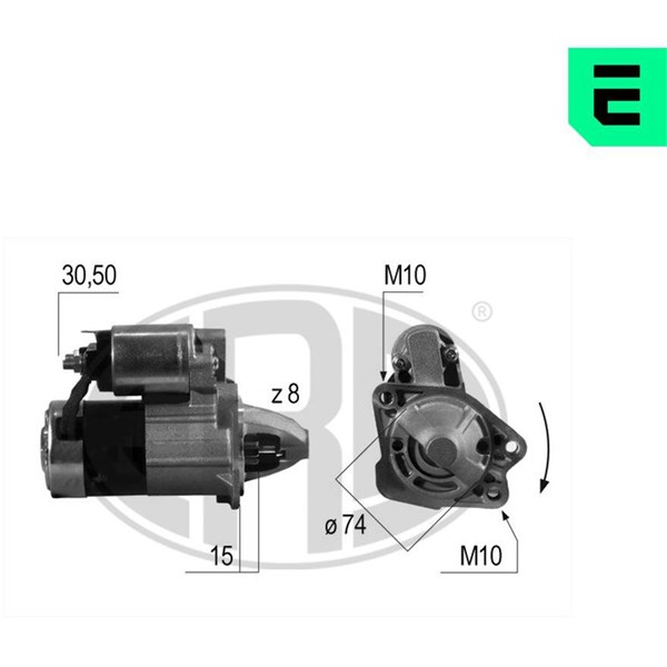 Startmotor 12V Era oem Oem 220541 ERA OEM