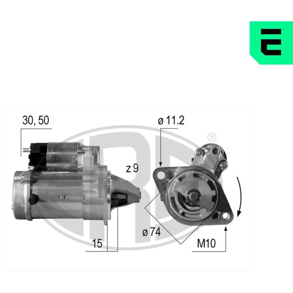 Startmotor 12V Era oem Oem 220542 ERA OEM