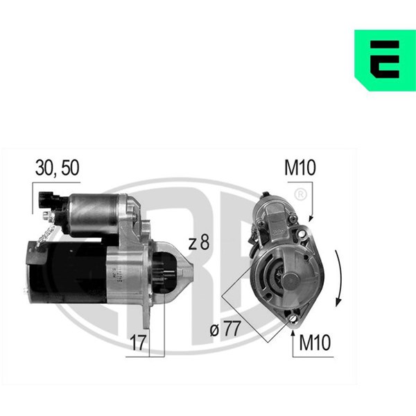 Startmotor 12V Era oem Oem 220543 ERA OEM