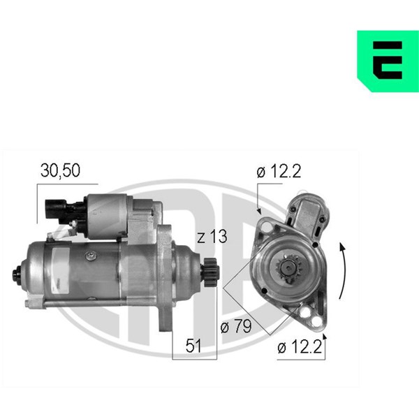 Startmotor 12V Era oem Oem 220583 ERA OEM