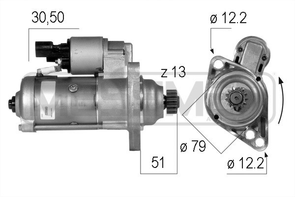Startmotor 12V