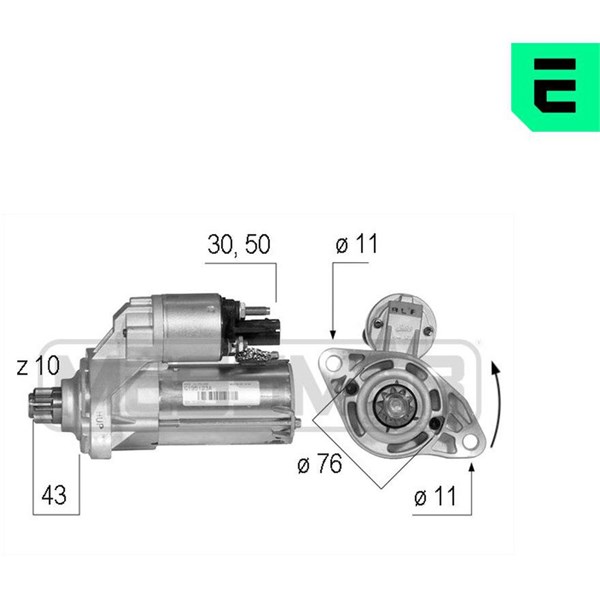 Startmotor 12V Era oem Oem 220585 ERA OEM