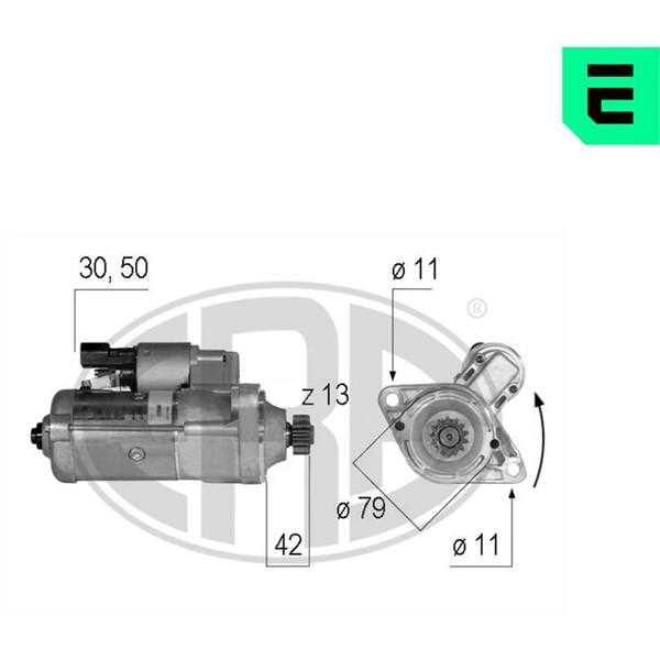 Startmotor 12V Era oem Oem 220590 ERA OEM