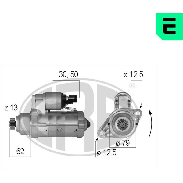 Startmotor 12V Era oem Oem 220591 ERA OEM