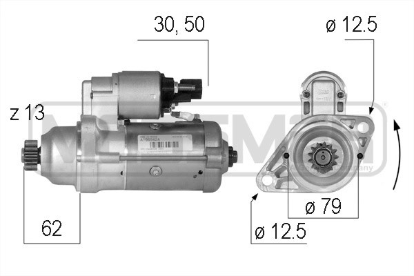 Startmotor 12V
