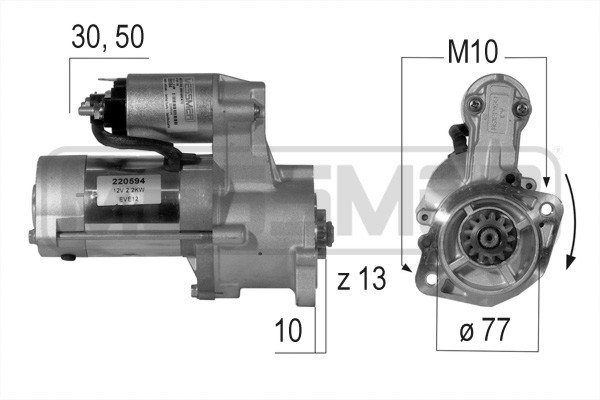 Startmotor 12V
