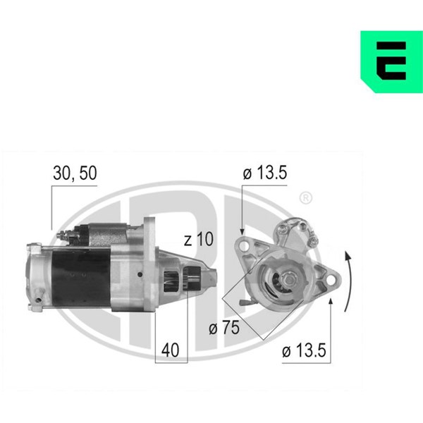 Startmotor 12V Era oem Oem 220600 ERA OEM