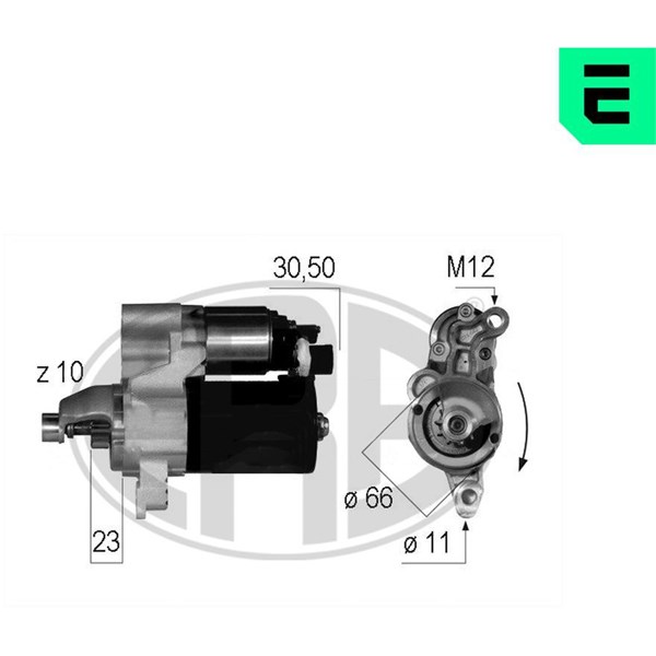 Startmotor 12V Era oem Oem 220604 ERA OEM