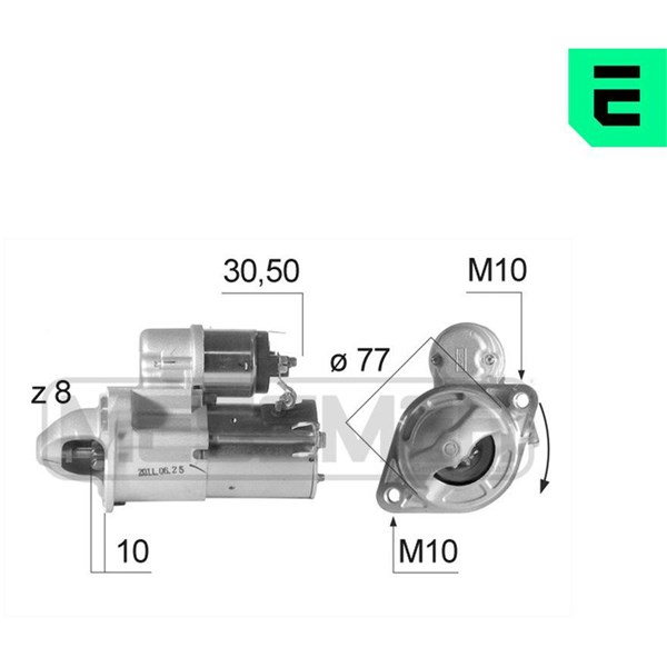 Startmotor 12V Era oem Oem 220612 ERA OEM