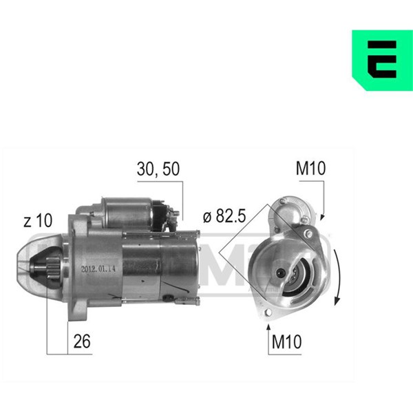 Startmotor 12V Era oem Oem 220645 ERA OEM