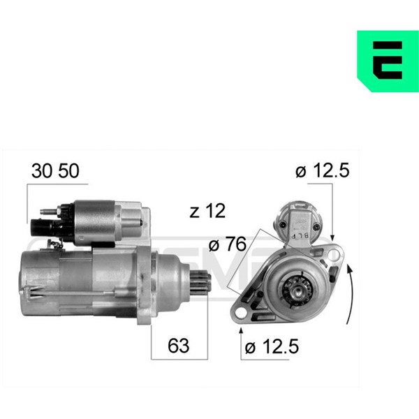 Startmotor 12V Era oem Oem 220646 ERA OEM