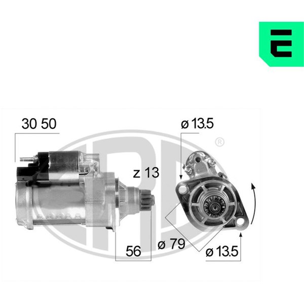 Startmotor 12V Era oem Oem 220647 ERA OEM