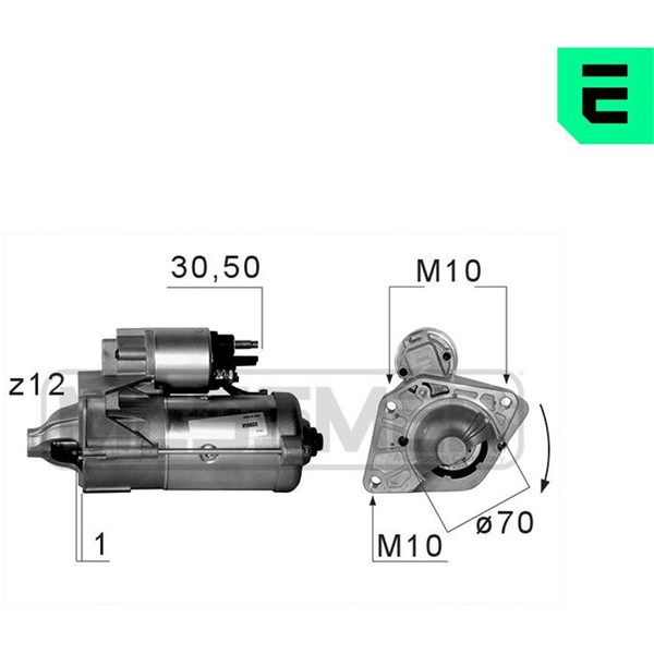Startmotor 12V Era oem Oem 220658 ERA OEM