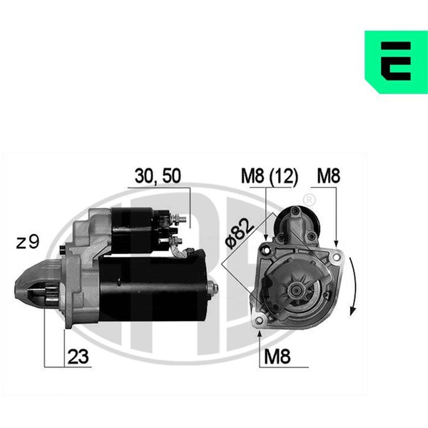 Startmotor 12V Era oem Oem 220663 ERA OEM