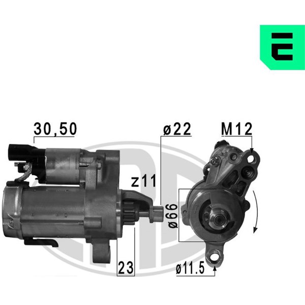Startmotor 12V Era oem Oem 220666 ERA OEM