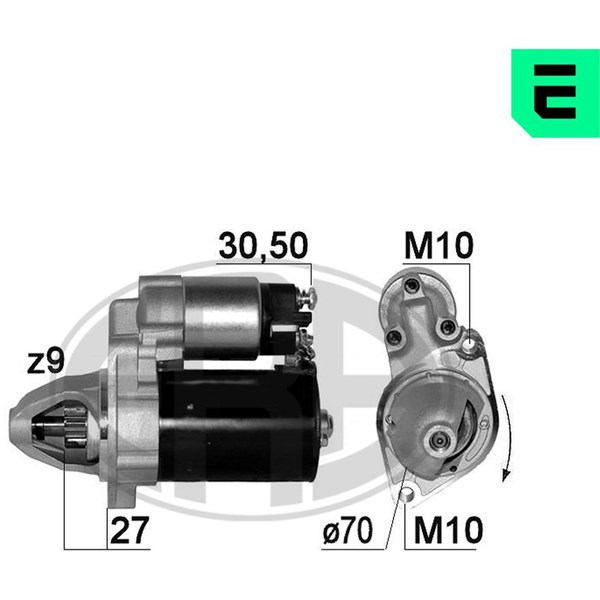 Startmotor 12V Era oem Oem 220667 ERA OEM