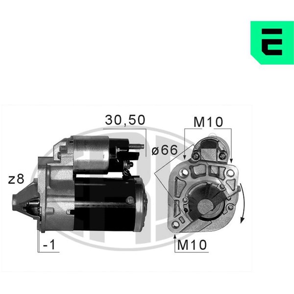 Startmotor 12V Era oem Oem 220668 ERA OEM