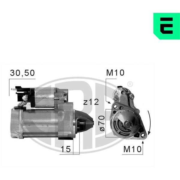 Startmotor 12V Era oem Oem 220670 ERA OEM