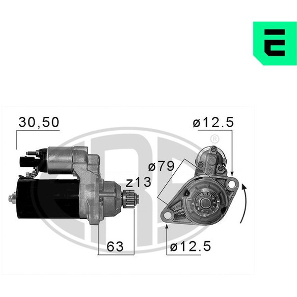 Startmotor 12V Era oem Oem 220674 ERA OEM