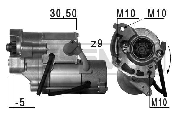 Startmotor 12V