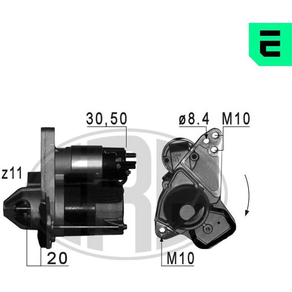 Startmotor 12V Era oem Oem 220791 ERA OEM