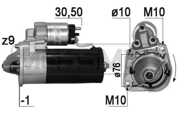 Startmotor 12V