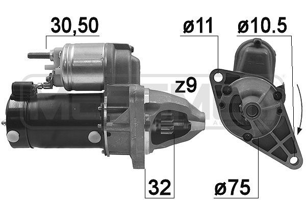 Startmotor 12V