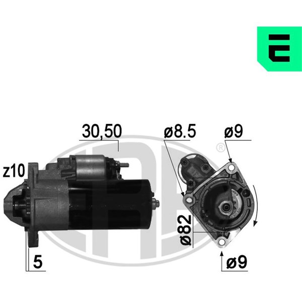 Startmotor 12V Era oem Oem 220832 ERA OEM