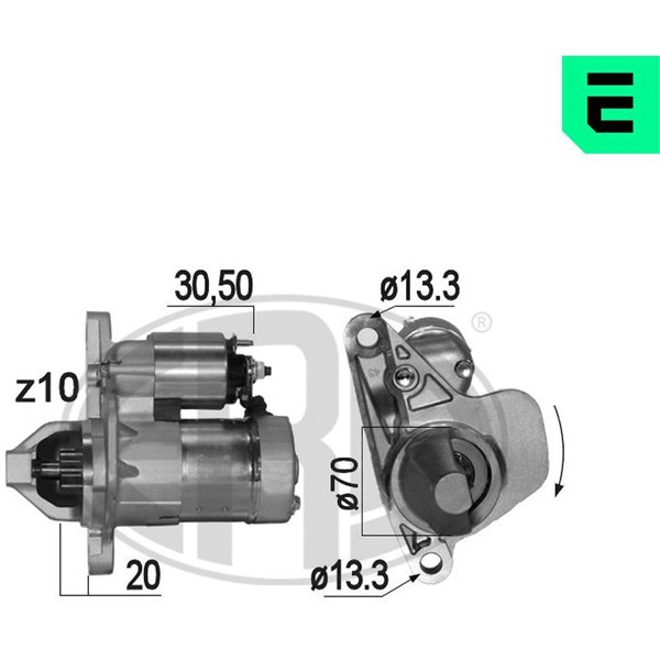 Startmotor 12V Era oem Oem 220847 ERA OEM