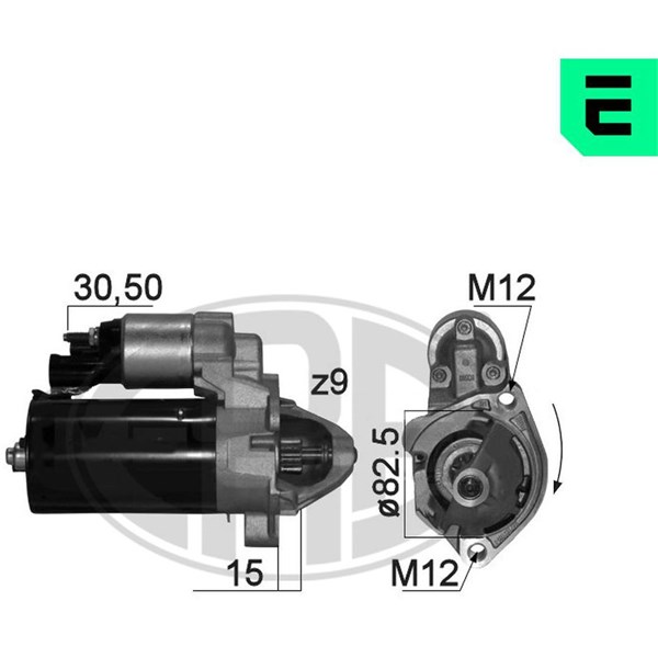 Startmotor 12V Era oem Oem 220870 ERA OEM