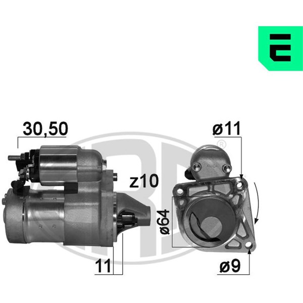 Startmotor 12V Era oem Oem 220904 ERA OEM
