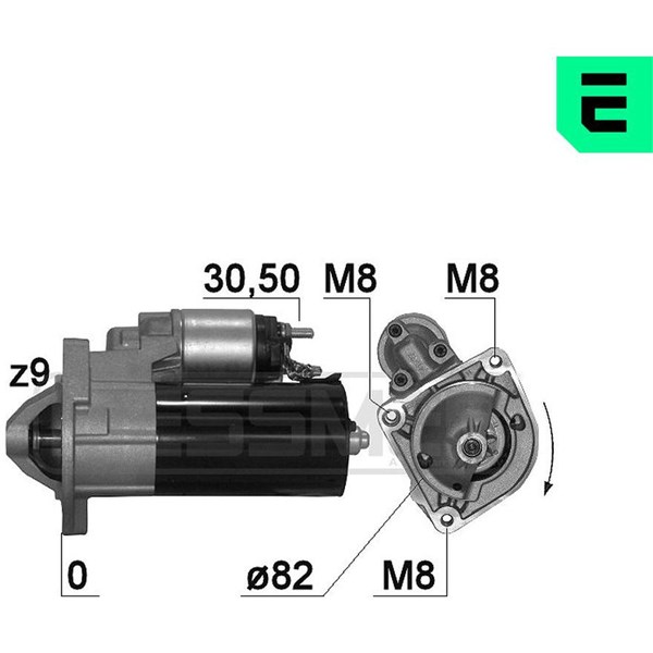 Startmotor 12V Era oem Oem 220906 ERA OEM
