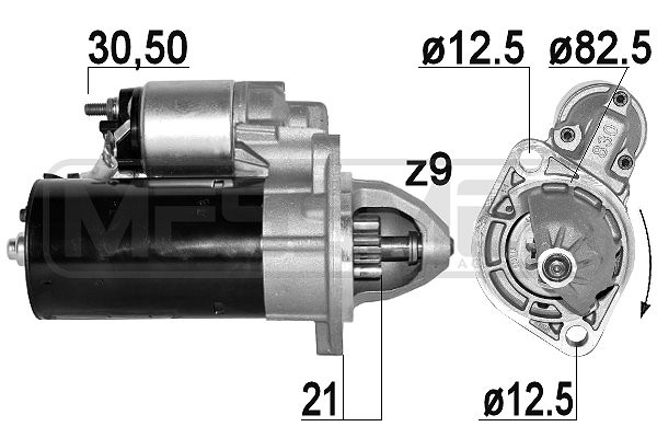 Startmotor 12V Era oem Oem 220912 ERA OEM