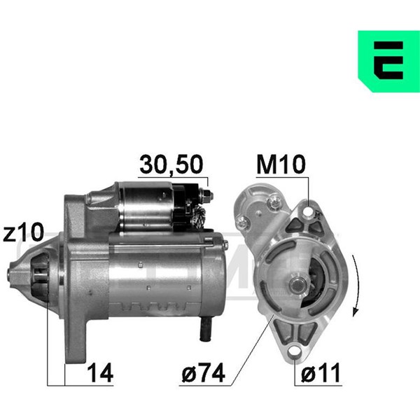 Startmotor 12V Era oem Oem 220927 ERA OEM