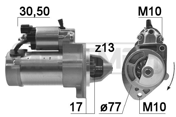 Startmotor 12V