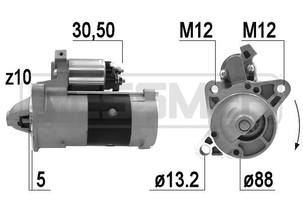 Startmotor 12V