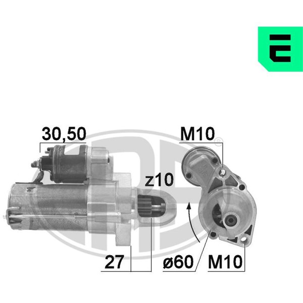 Startmotor 12V Era oem Oem 220946 ERA OEM