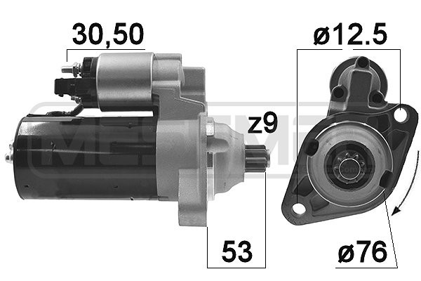 Startmotor 12V