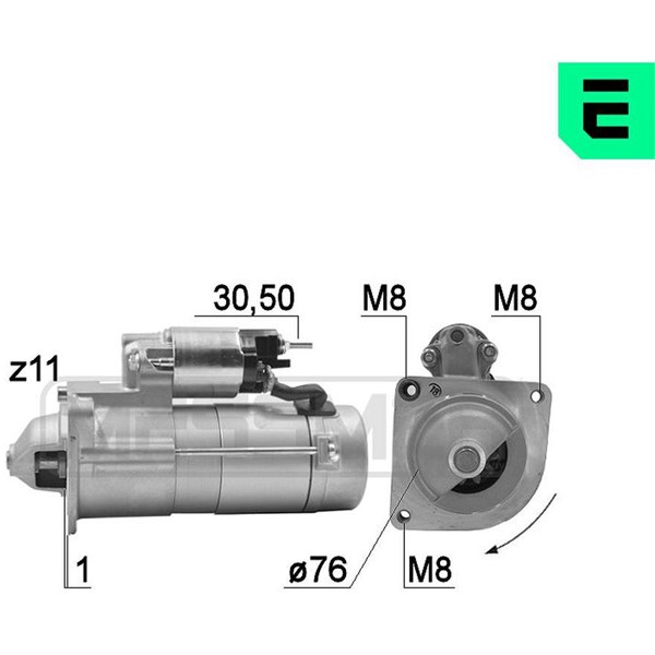 Startmotor 12V Era oem Oem 220967 ERA OEM