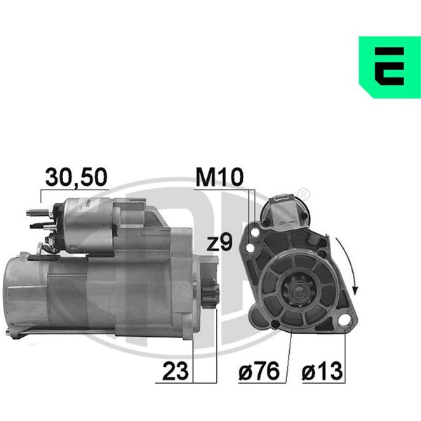 Startmotor 12V Era oem Oem 220969 ERA OEM