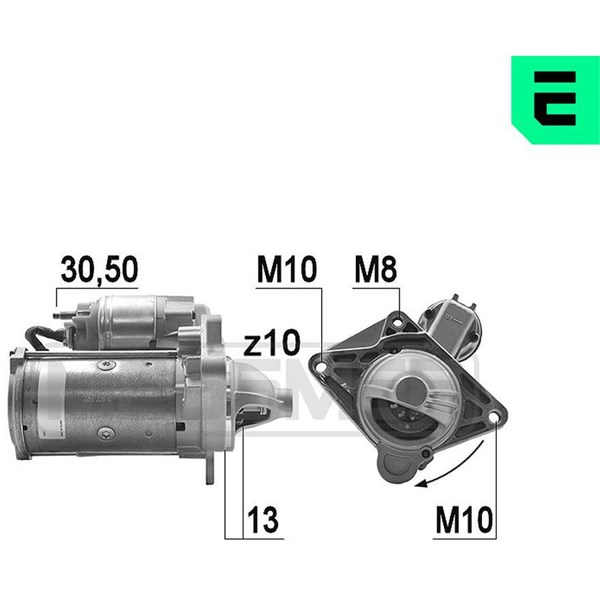 Startmotor 12V Era oem Oem 220980 ERA OEM