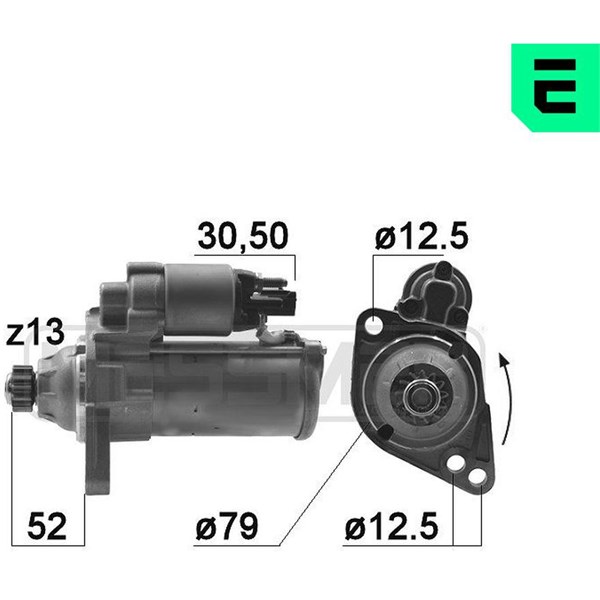 Startmotor 12V Era oem Oem 220986 ERA OEM